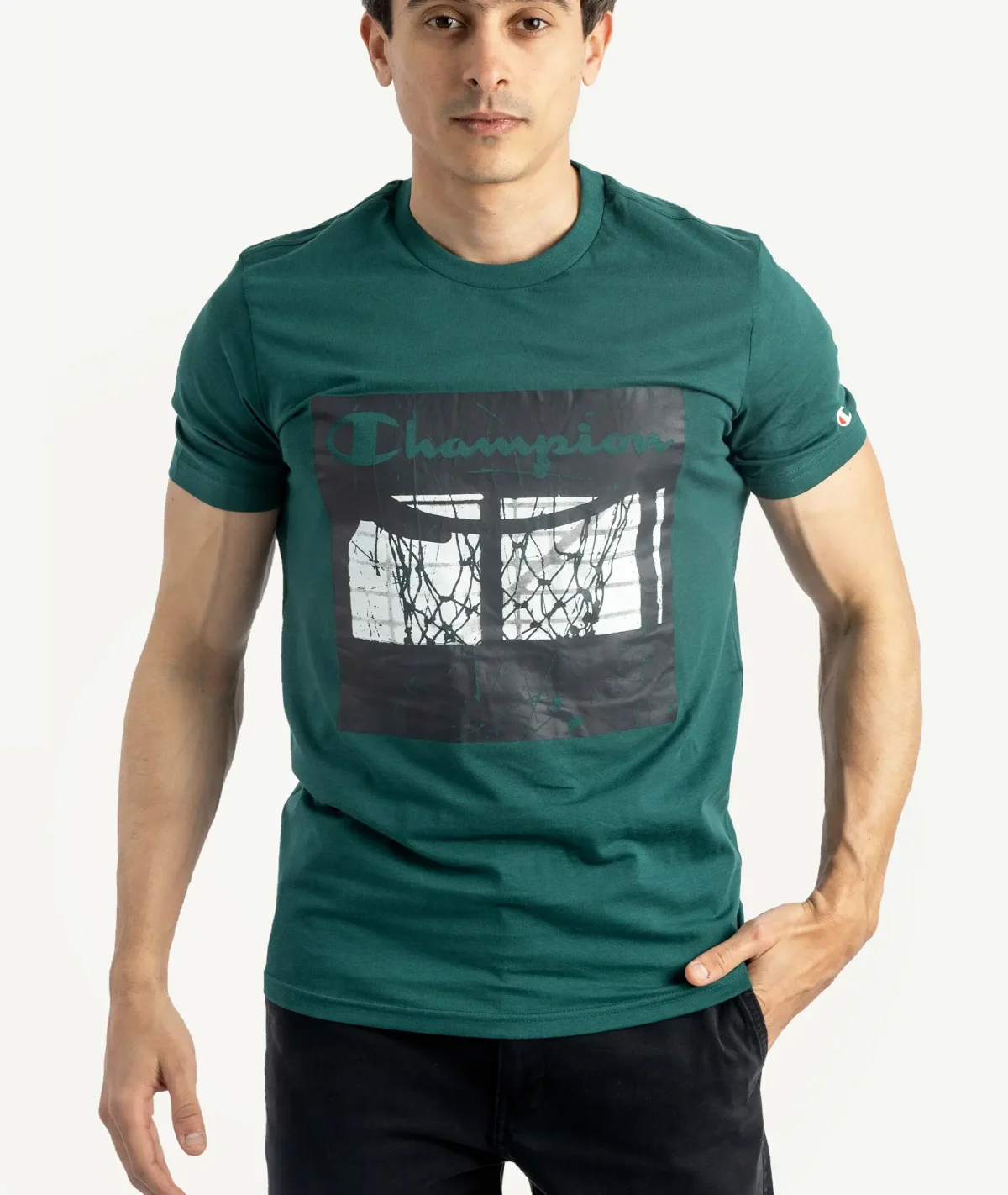 E-115034026-009_A T-Shirts CHAMPION Vert – Image 1