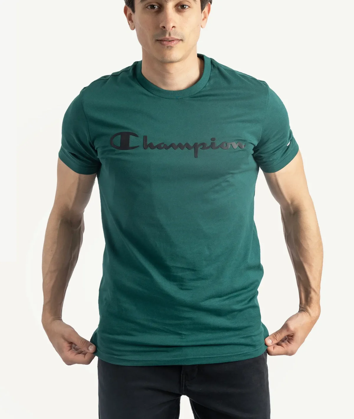 E-115034034-009_A T-Shirts CHAMPION Vert – Image 1