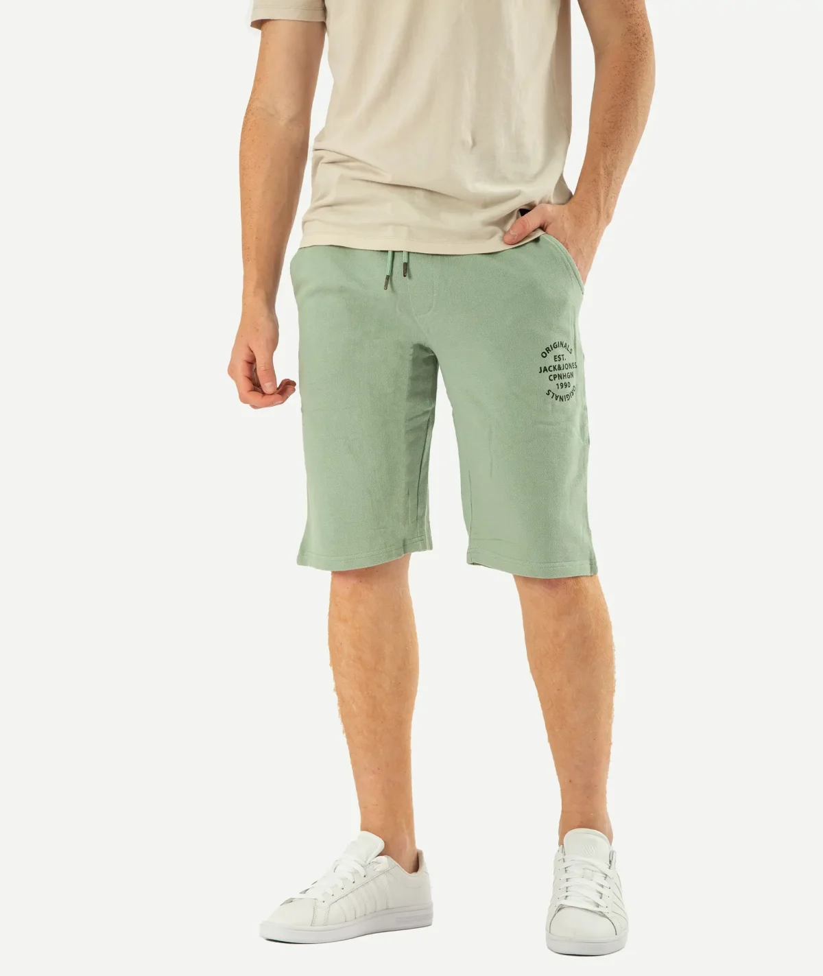 E-140026003-009_A Short Jogging JACK&JONES Vert – Image 1