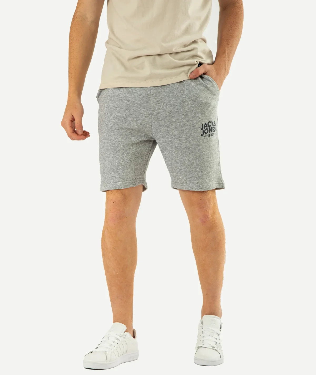 E-140026005-008_A Short Jogging JACK&JONES Gris Clair – Image 1