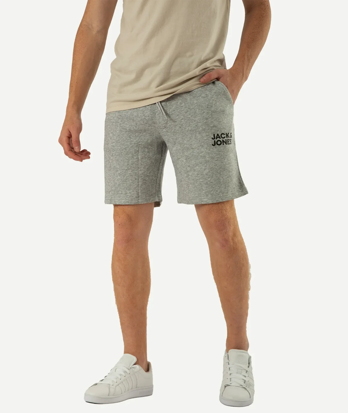 E-140026007-008_A Short Jogging JACK&JONES Gris Clair – Image 1