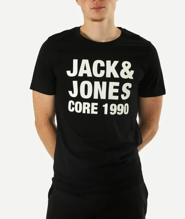 T-Shirts JACK&JONES Imprimé Noir