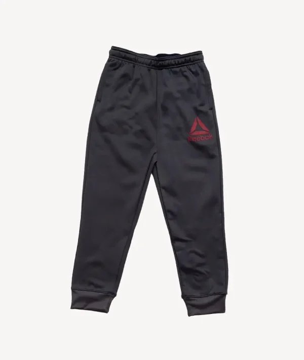 Bas Jogging Reebok Noir avec Logo Rouge