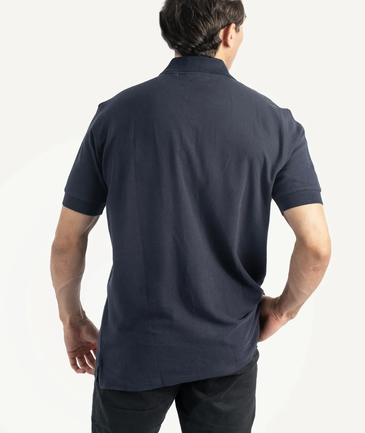 Polos  RUSSELL Basique Bleu Nuit – Image 2