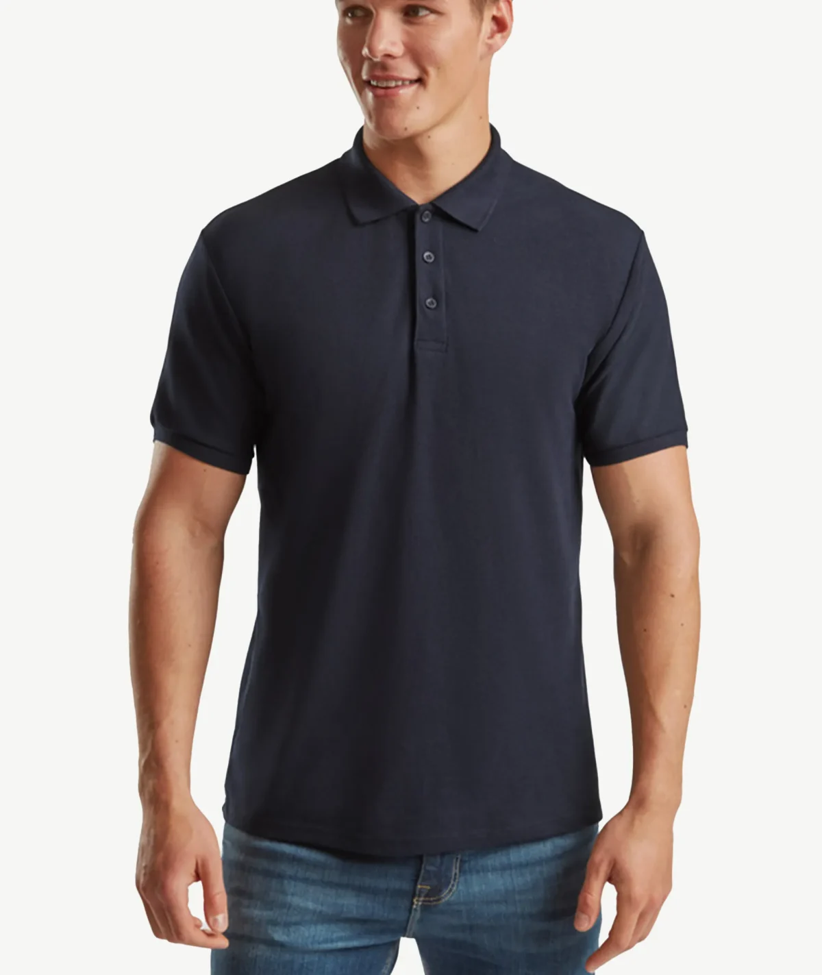 E-209020002-006_A Polos FRUIT OF THE LOOM Basique Bleu Nuit – Image 1