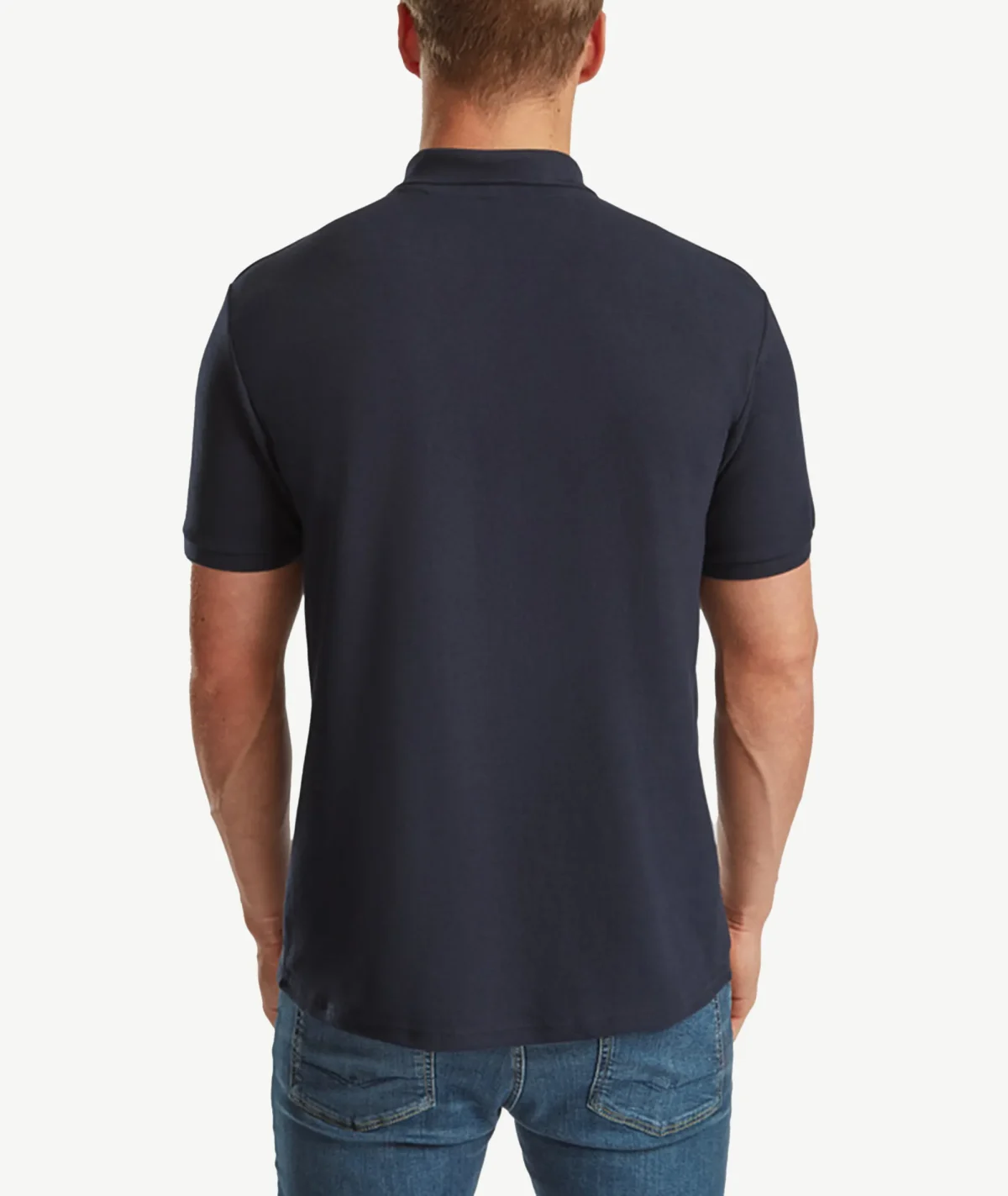 Polos  FRUIT OF THE LOOM Basique Bleu Nuit – Image 2