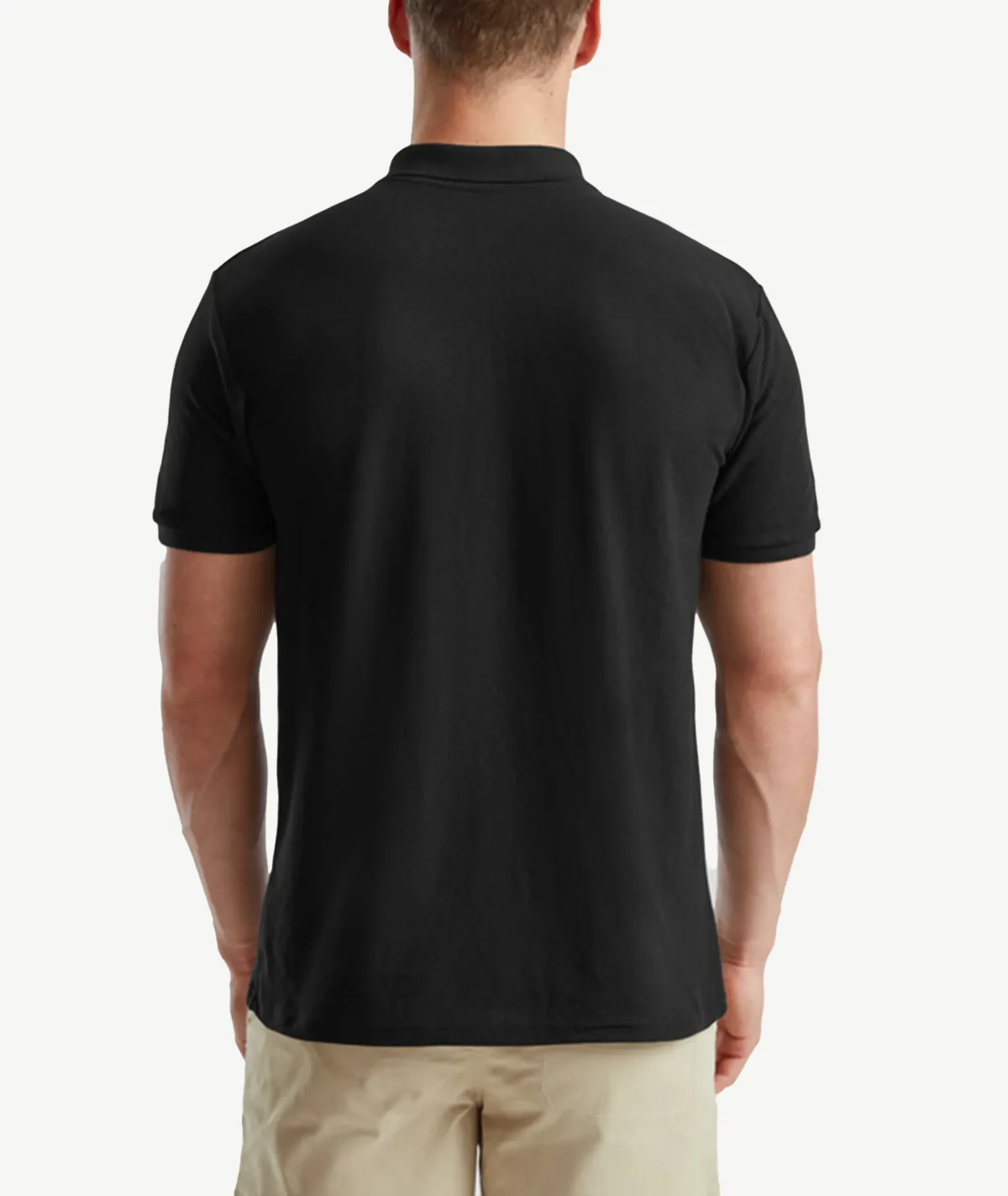 Polos  FRUIT OF THE LOOM Basique Noir – Image 2